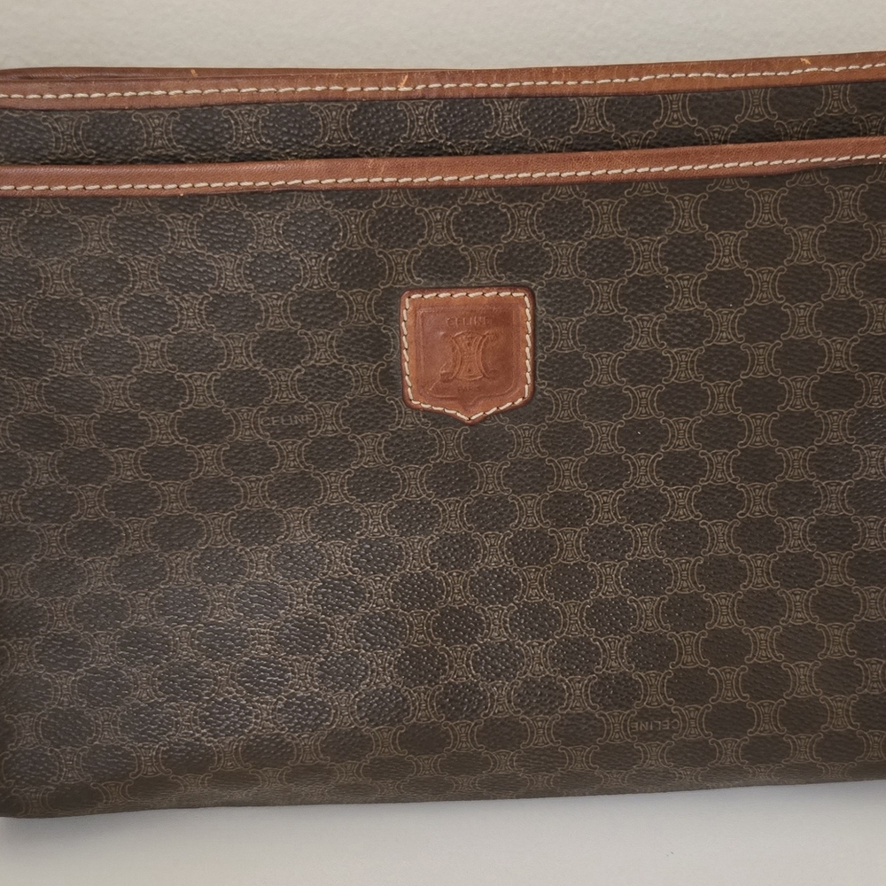 Vintage Celine Macadam Clutch Pouch